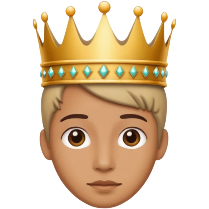 aggiungi una corona sulla testa emoji
