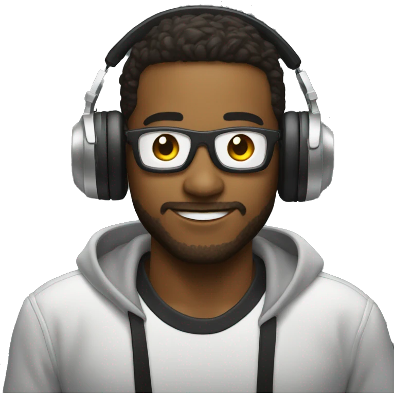 dj en una fiesta emoji