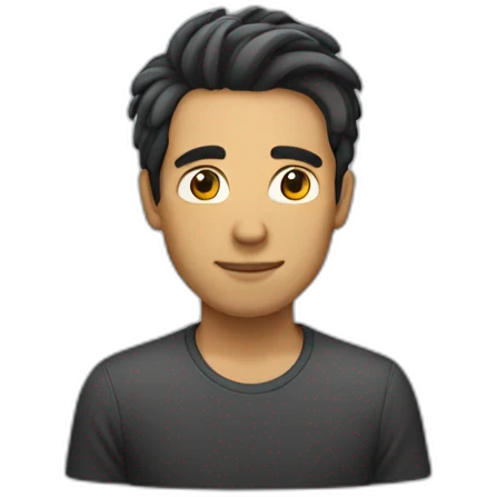 Homme qui a pas de cheveux emoji