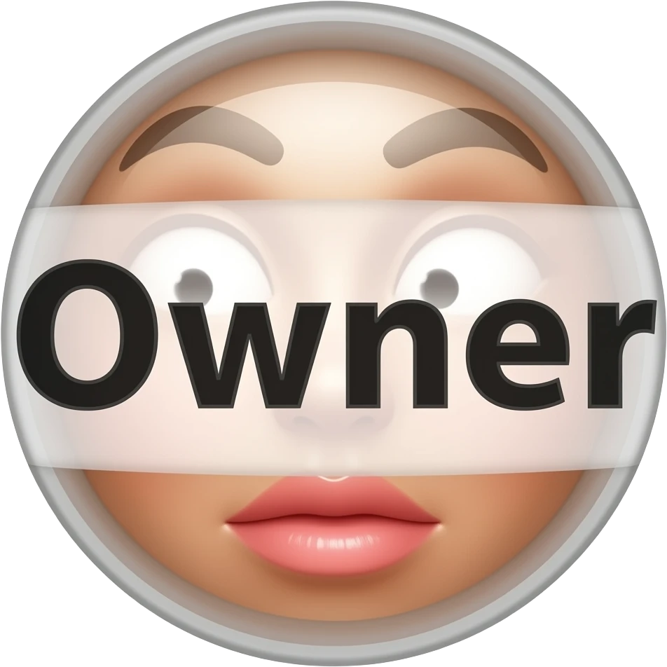 make a naughty sexual and seductive that just says the word "Owner" emoji