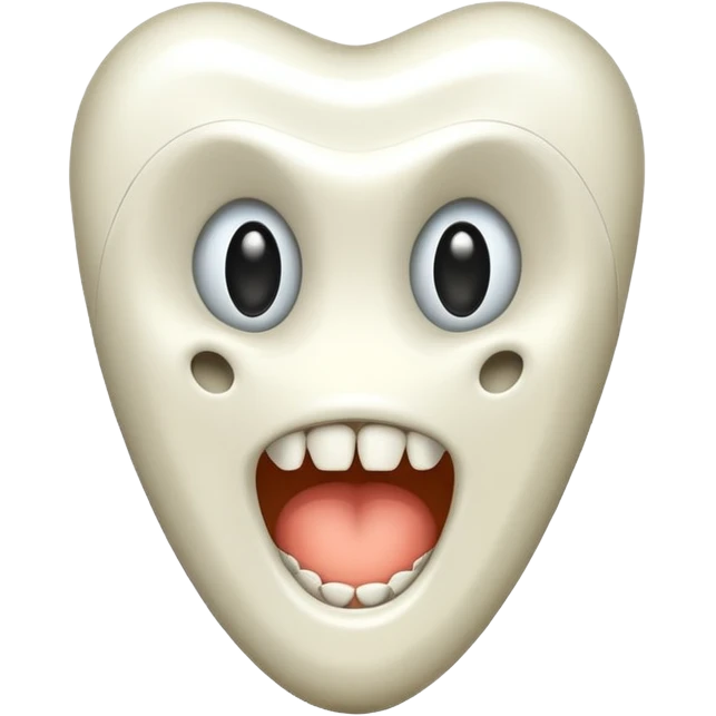 Long tooth emoji