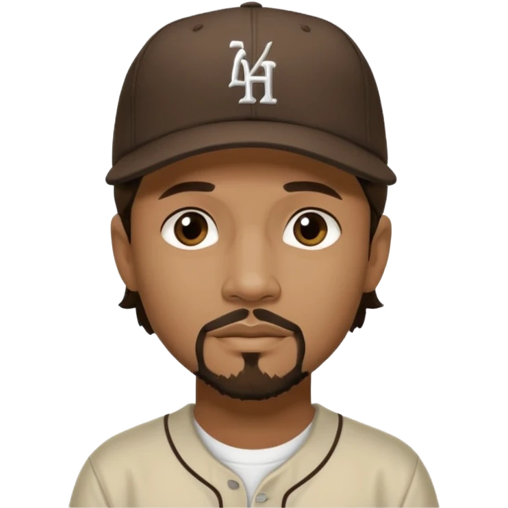 Wish Bone of bone thugs-n-harmony with dark brown hair emoji