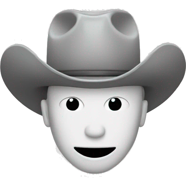 cowboy white hat emoji