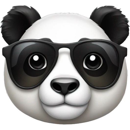 panda with sunglasses  emoji
