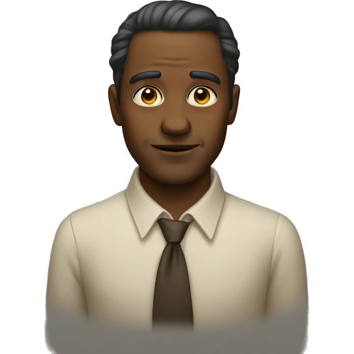 man in the 30s, emoji