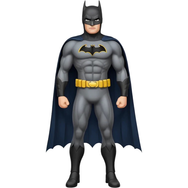 caucasian batman full body emoji
