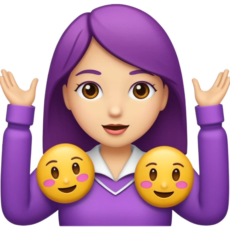 bala doce branco e roxo emoji