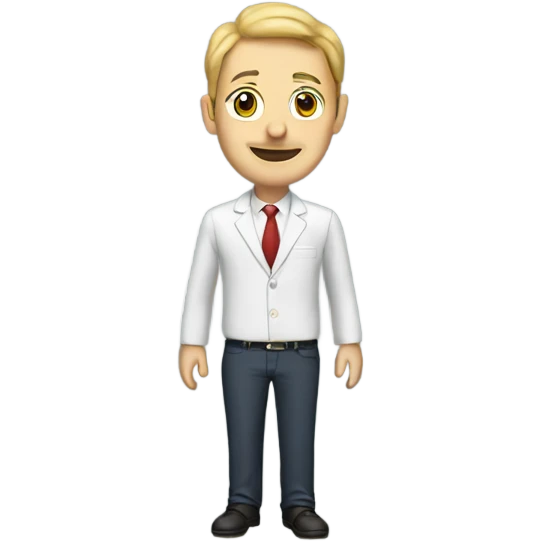 Teacher full body made of cheese emoji