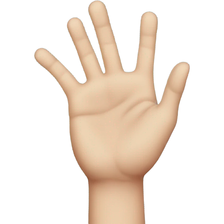 Hand heart emoji