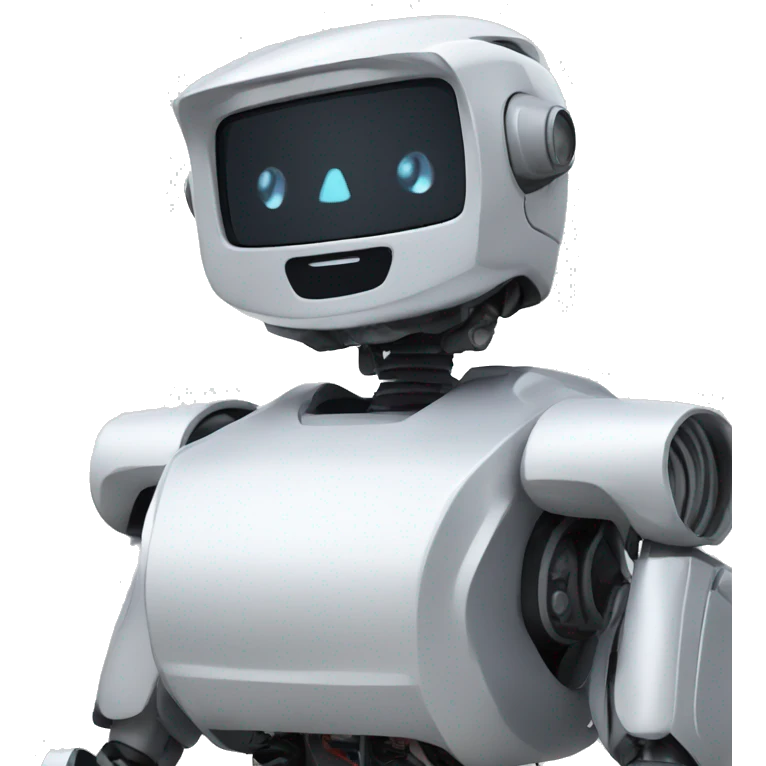 A robot that is a Rally co-driver  emoji