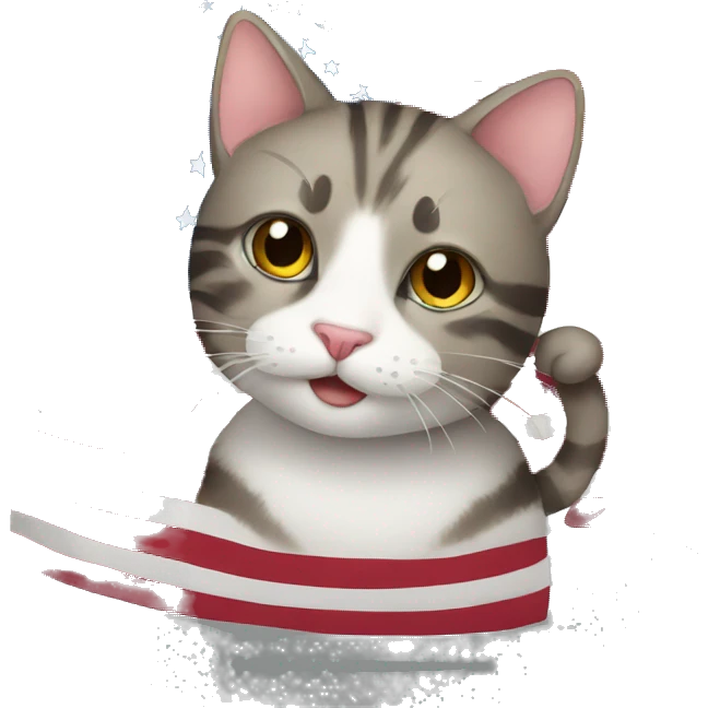 cat with flag emoji