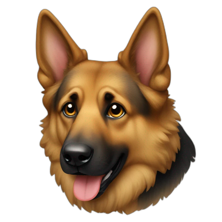 Berger allemand emoji