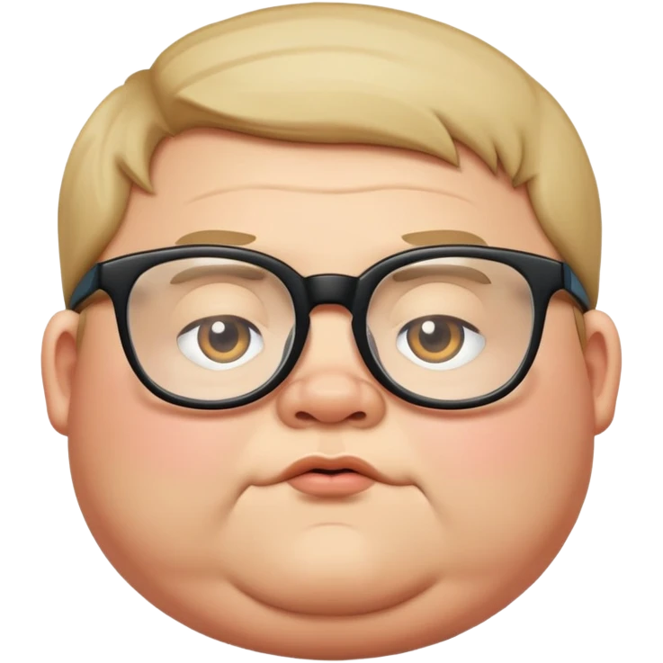 fat boy glasses emoji