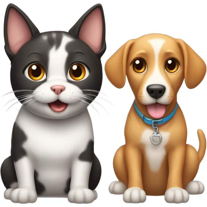 dog cat emoji