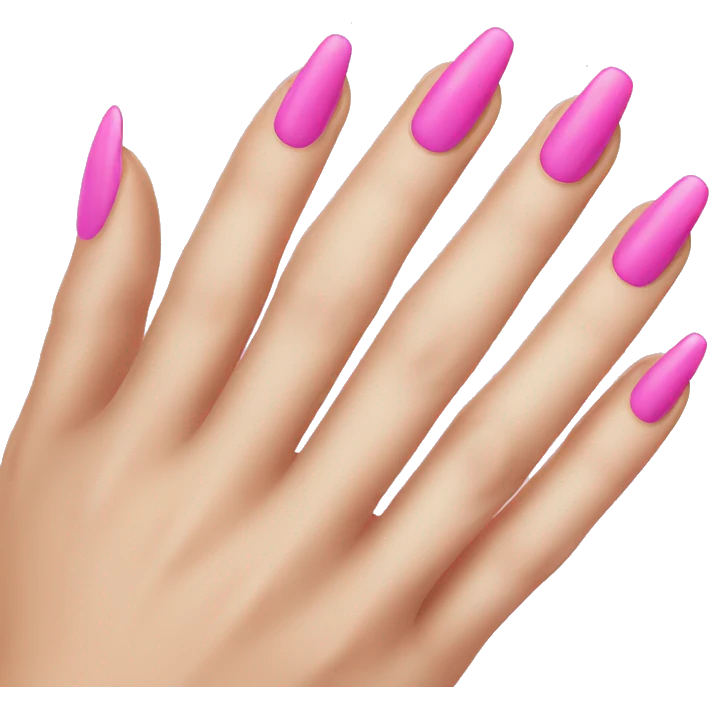 pink nails emoji
