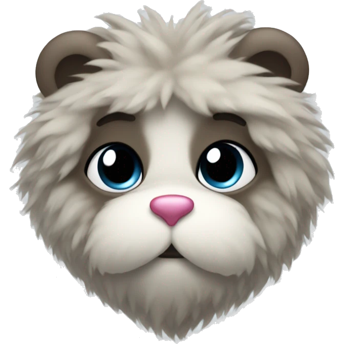 Fluffy heart emoji