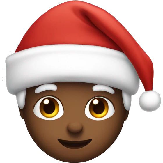 Cute Santa  emoji