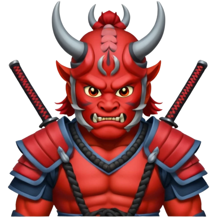 samurai oni emoji