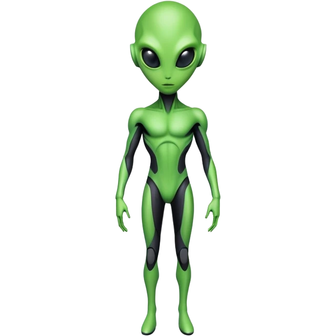 90’s full bodied alien emoji