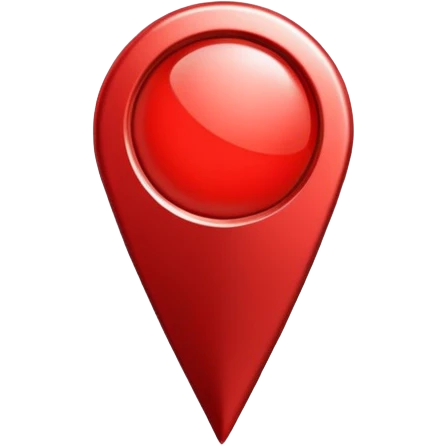 red map location pin emoji