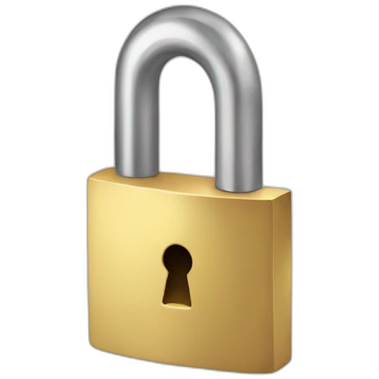 open lock emoji
