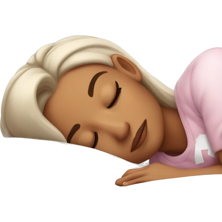 ariana grande sleeping emoji