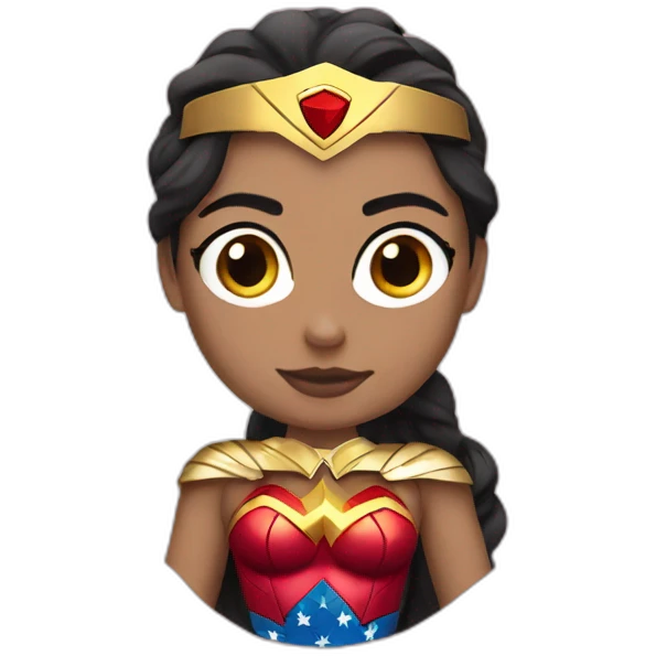 emoji with wonder women custom emoji