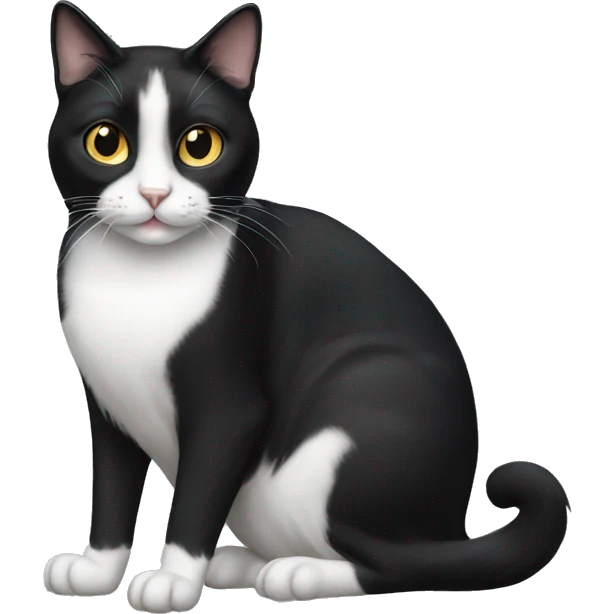 tuxedo cat emoji