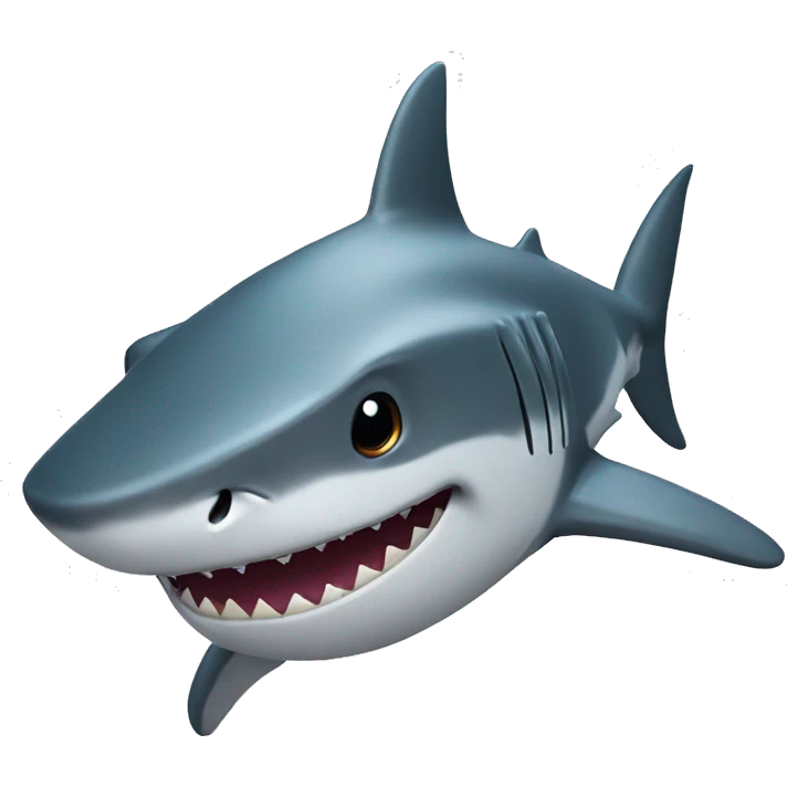 Shark with coook emoji