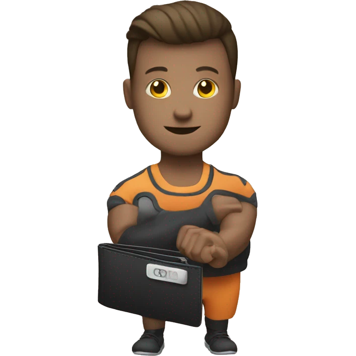 wallet work out emoji