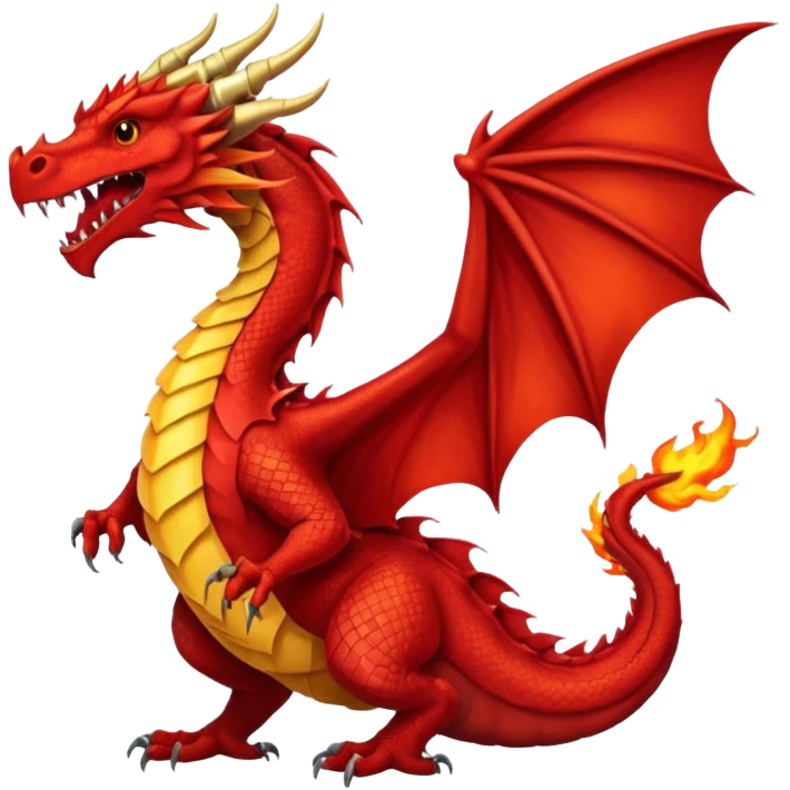 Red dragon emoji