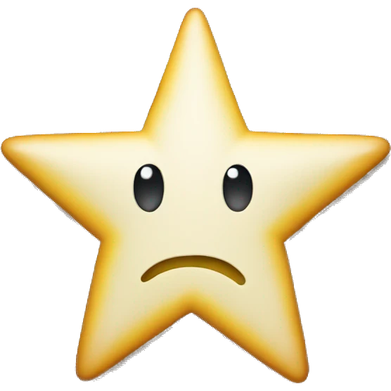 Half star emoji