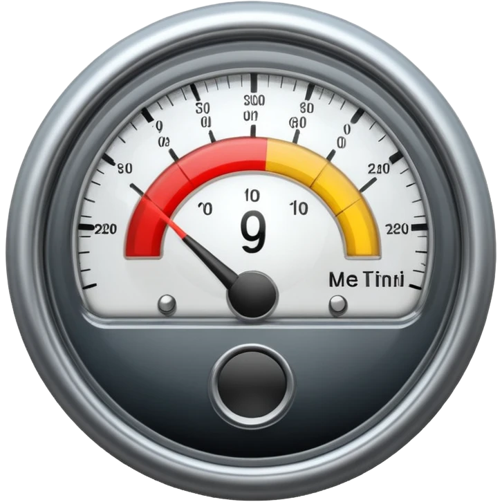a meter gauge emoji