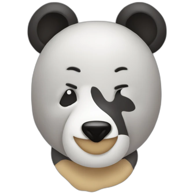 🐼 mixed with 😪 emoji