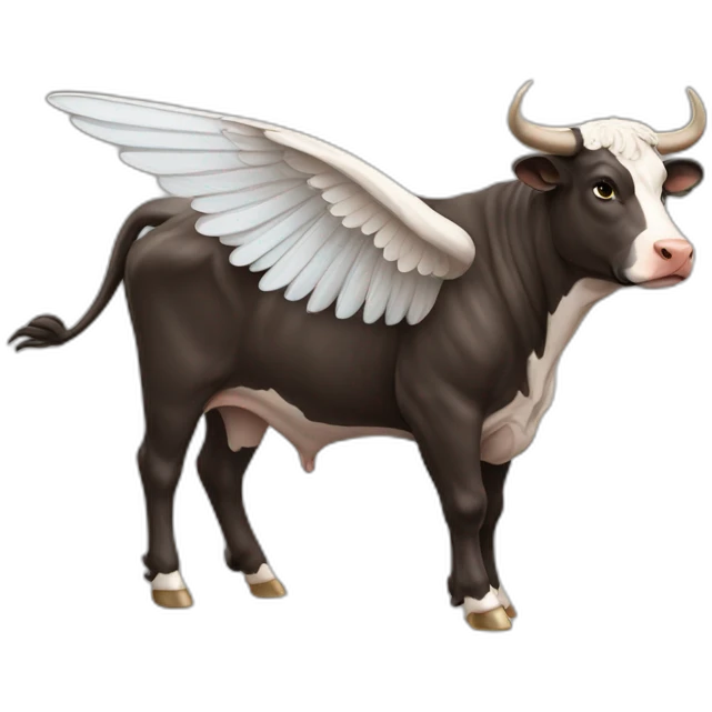 Bull with wings BRINDLE emoji