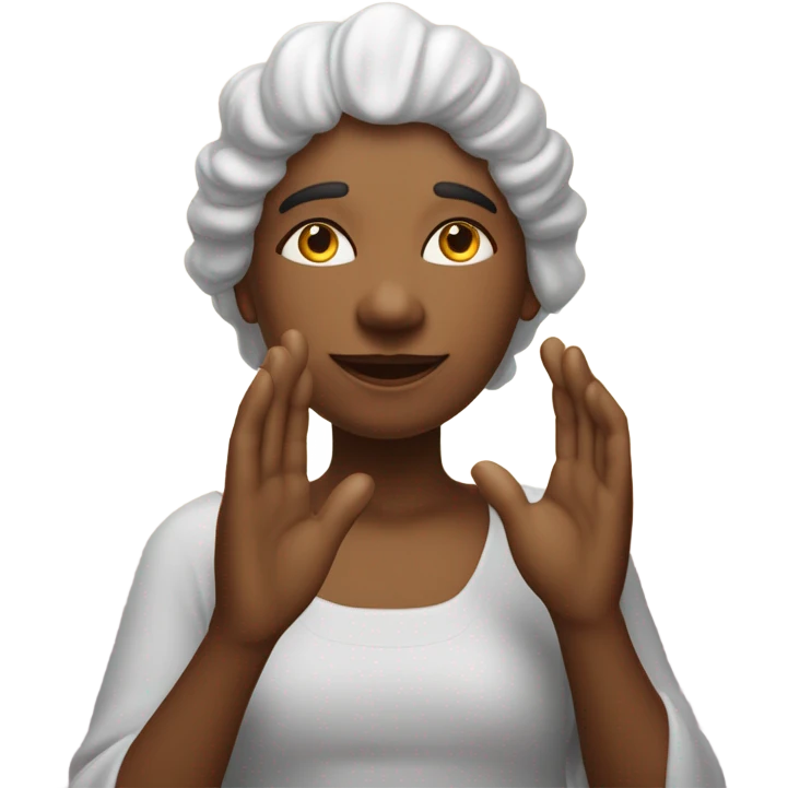 que represente la transmision de nosotros con dios mediante la oracion emoji