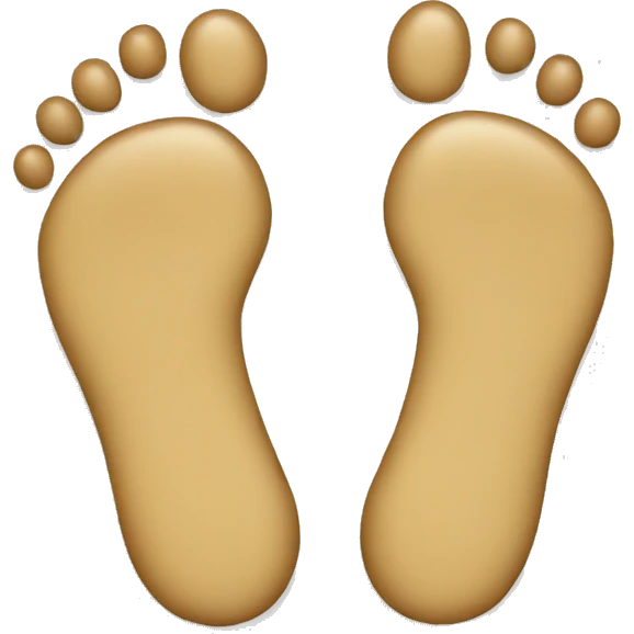 footsteps emoji