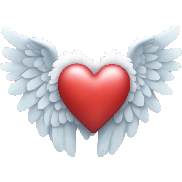 heart with angel wings emoji