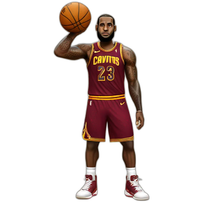 LeBron-James-Shoot-3Points emoji