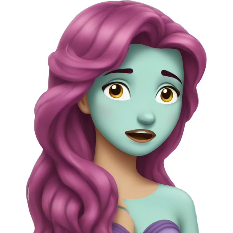 Ariel crying  emoji