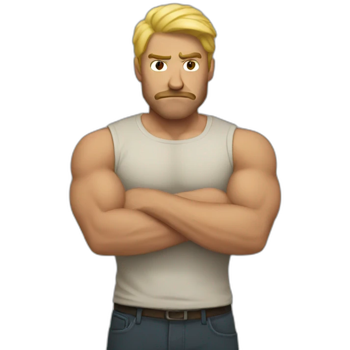 Weak arms emoji
