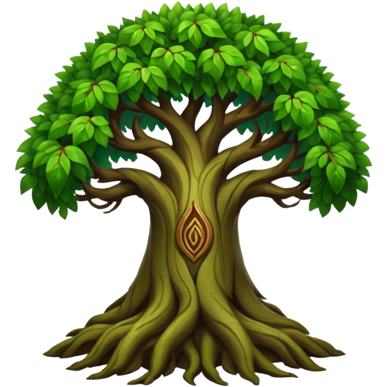 Yggdrasil, The World Tree from Norse Mythology emoji