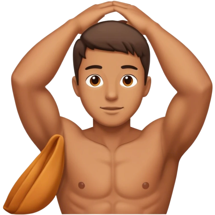 Shirtless person emoji