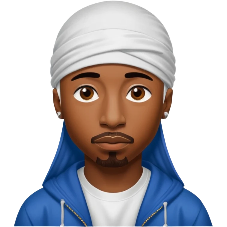 2Pac only face and durage emoji
