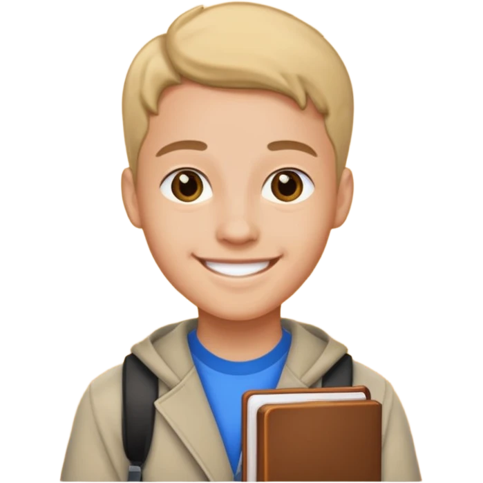 student with a gpa of 3.5 emoji