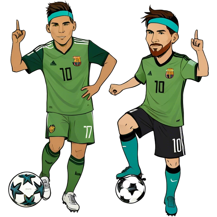 Make Ronaldo and messi emoji