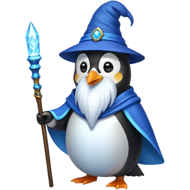 Penguin Wizard emoji