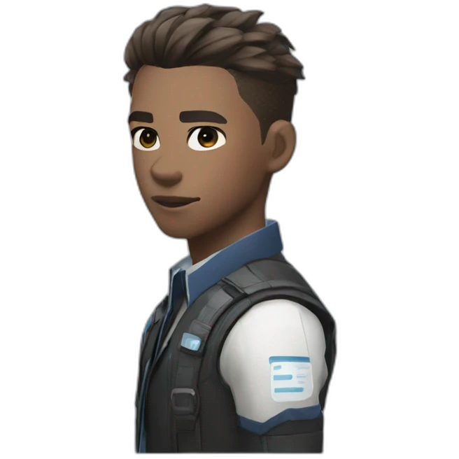 Connor from detroit become human emoji