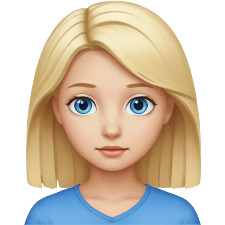 girl hair blonde emoji