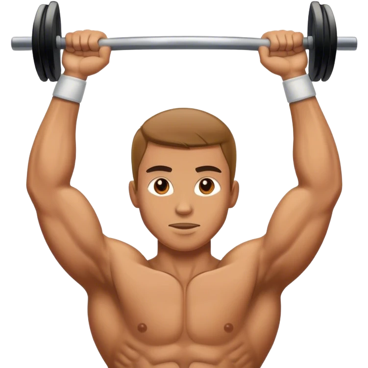 athlete overhead press emoji